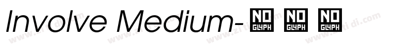 Involve Medium字体转换